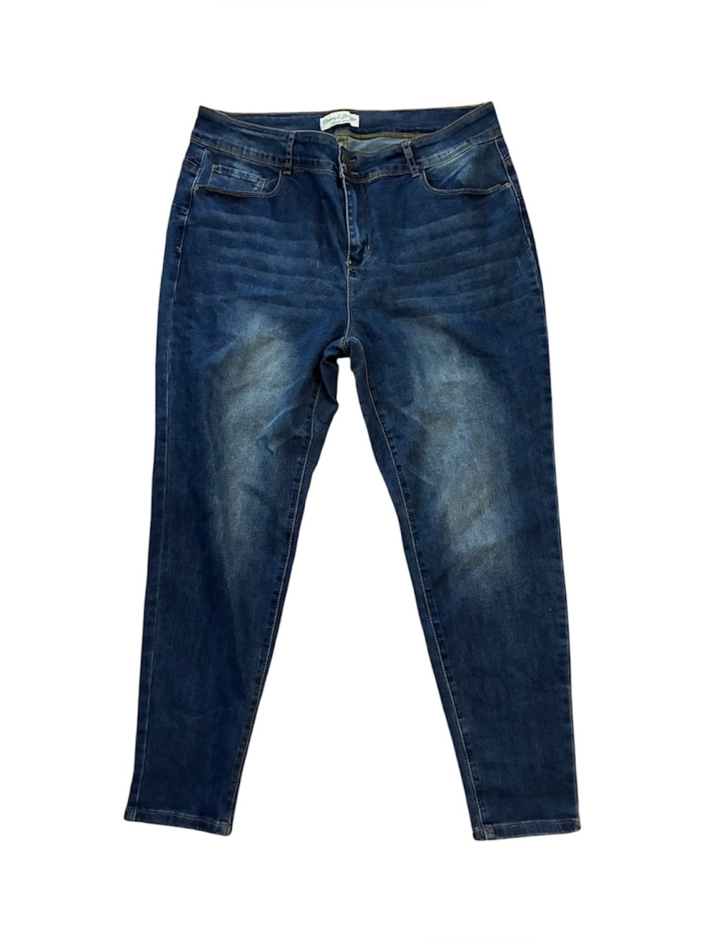 Honey & Bristle Premium Denim High Rise Skinny Jeans Blue 20W